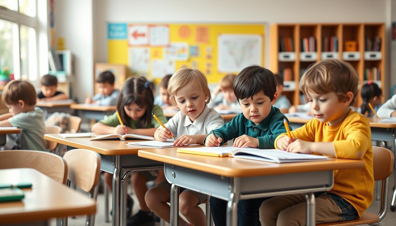 Students working in research laboratory